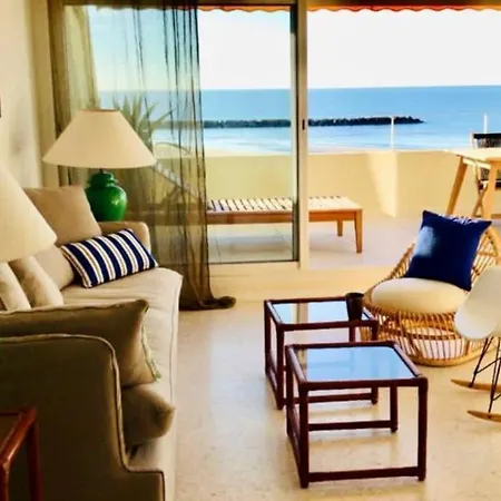 Rose Des Sables- Appartement Familial - Terrasse - Parking- 1Ere Ligne Mer Carnon Апартаменты *