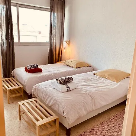 Apartment Rose Des Sables- Appartement Familial - Terrasse - Parking- 1Ere Ligne Mer Carnon *