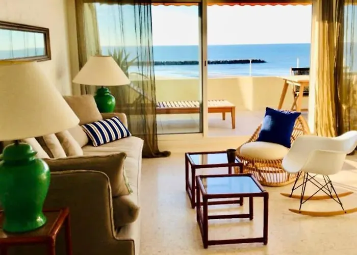 Horizon Bleu - Familial - Terrasse - Parking- 1ere Ligne Carnon Daire *
